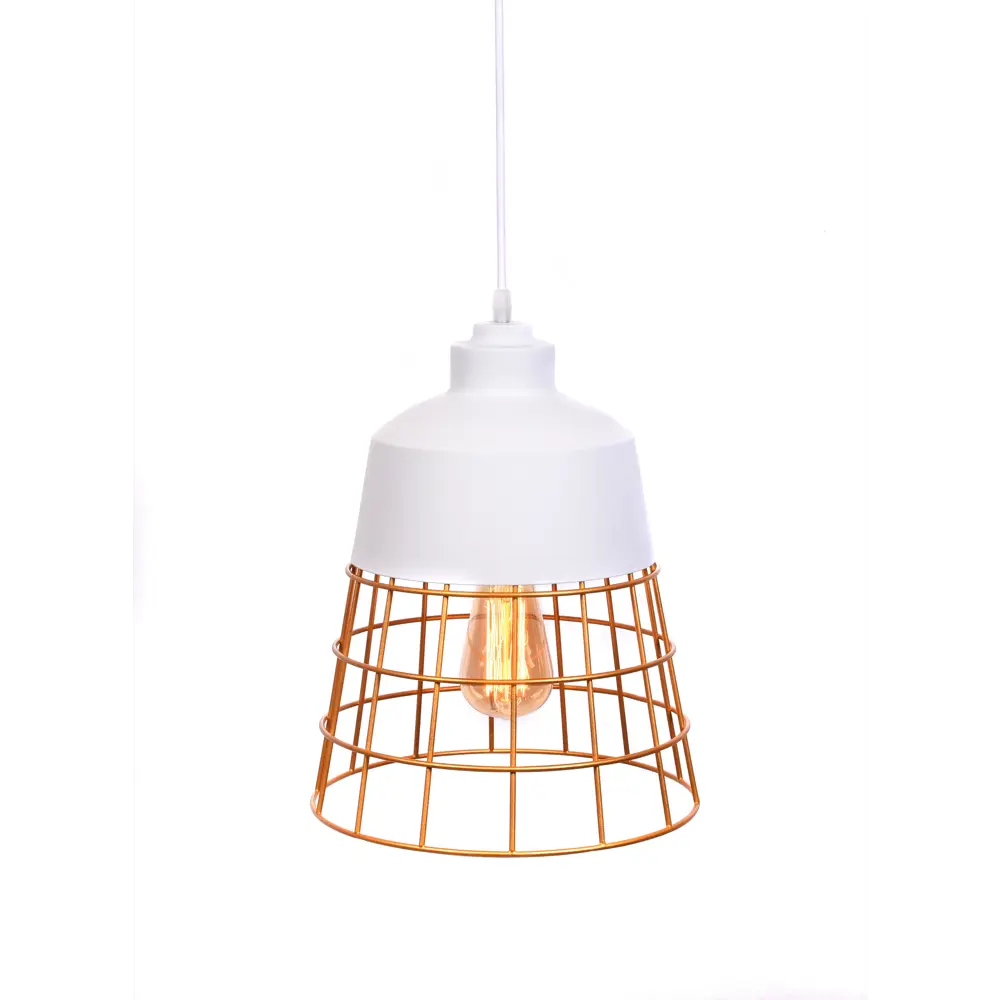 Фото 3 Светильник подвесной LUMINA DECO Bagsy LDP 7933 WT 1 лампа 3 м² цвет белый Фото 3 Светильник подвесной LUMINA DECO Bagsy LDP 7933 WT 1 лампа 3 м² цвет белый