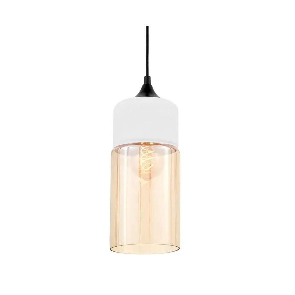 Фото 2 Светильник подвесной LUMINA DECO Zenia LDP 6806 WT+TEA 1 лампа 3 м² цвет белый Фото 2 Светильник подвесной LUMINA DECO Zenia LDP 6806 WT+TEA 1 лампа 3 м² цвет белый