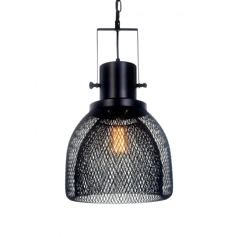 Фото 2 Светильник подвесной LUMINA DECO Fratton LDP 007-L 1 лампа 3 м² цвет черный Фото 2 Светильник подвесной LUMINA DECO Fratton LDP 007-L 1 лампа 3 м² цвет черный