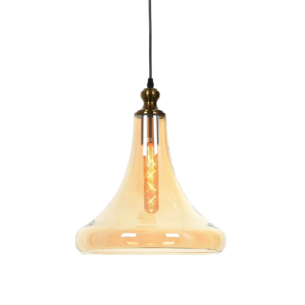 Фото 3 Светильник подвесной LUMINA DECO Zaga LDP 6840 AB+MD 1 лампа 3 м² цвет желтый Фото 3 Светильник подвесной LUMINA DECO Zaga LDP 6840 AB+MD 1 лампа 3 м² цвет желтый