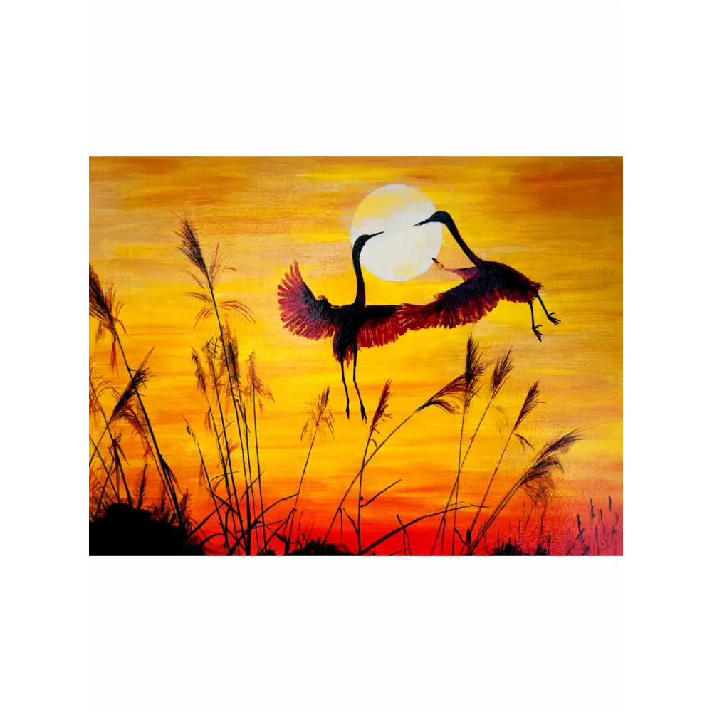 Фото Картина без обрамления Woozzee "Аисты" 30x40 см Фото Картина без обрамления Woozzee "Аисты" 30x40 см