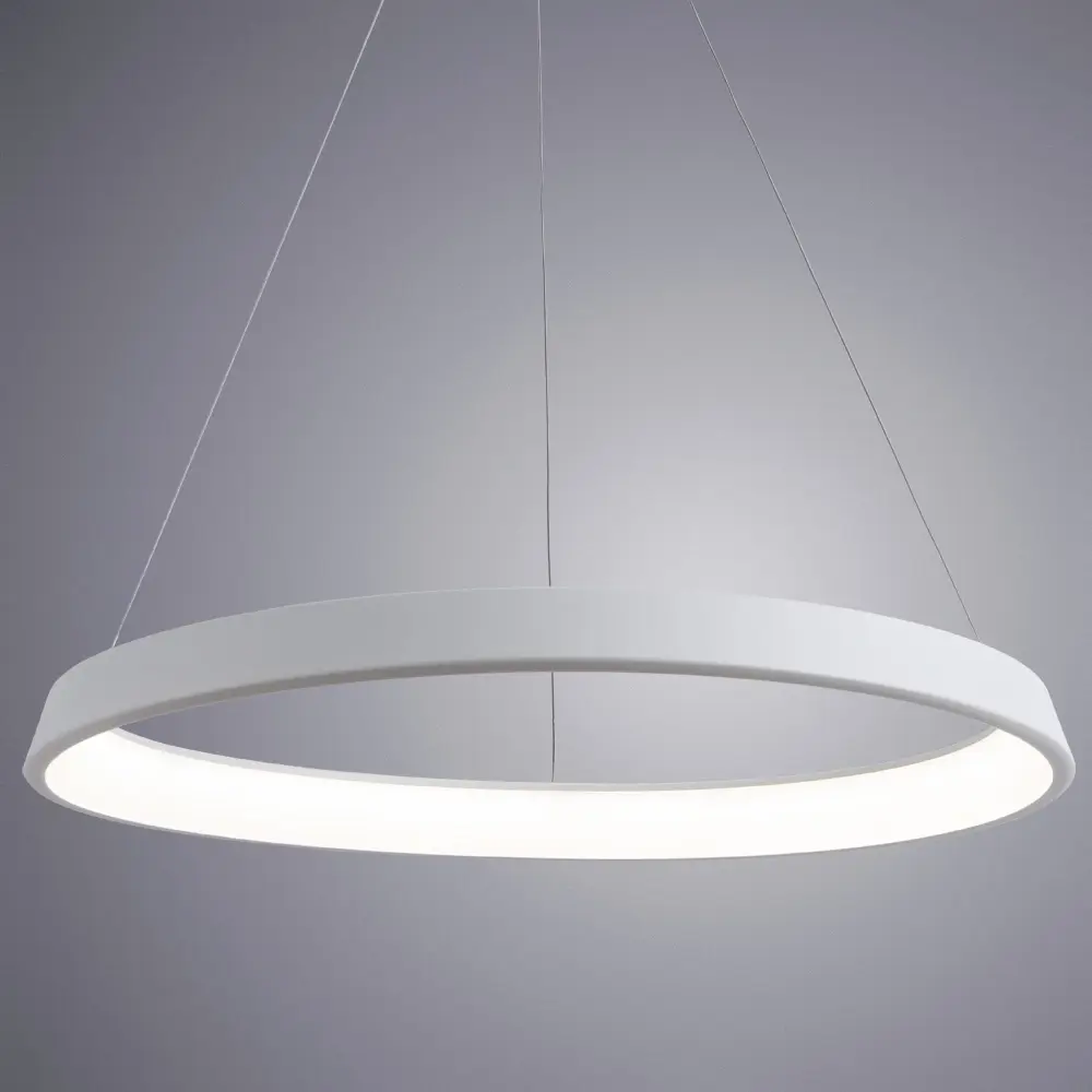Фото 2 Люстра потолочная светодиодная ARTE LAMP A6280SP-1WH CORONA 8 м² нейтральный белый свет цвет белый Фото 2 Люстра потолочная светодиодная ARTE LAMP A6280SP-1WH CORONA 8 м² нейтральный белый свет цвет белый