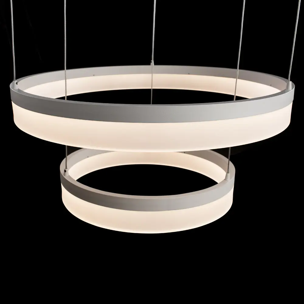 Фото 3 Люстра потолочная светодиодная ARTE LAMP A9300SP-2WH ROTONDO 9 м² теплый белый свет цвет белый Фото 3 Люстра потолочная светодиодная ARTE LAMP A9300SP-2WH ROTONDO 9 м² теплый белый свет цвет белый