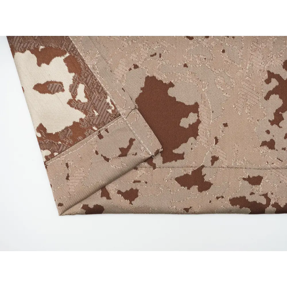 Фото Штора на шторной ленте Песок 170x270 см цвет коричневый