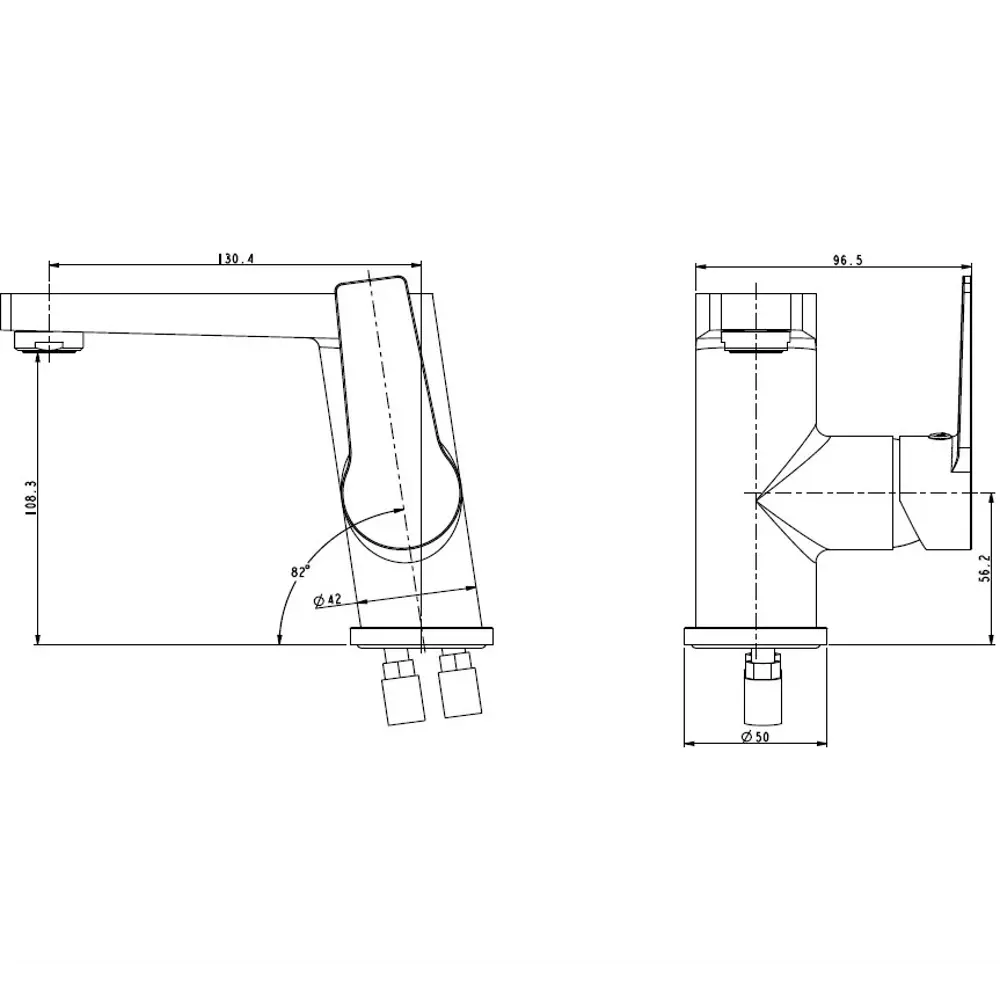 Фото 2 Смеситель для раковины BIEN Lado BL11011106 однорычажный цвет хром Фото 2 Смеситель для раковины BIEN Lado BL11011106 однорычажный цвет хром