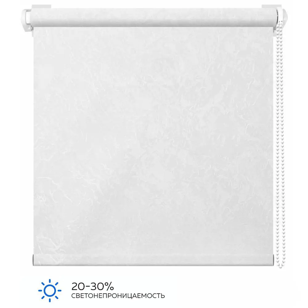 Фото Рулонная штора Mirtex 52x160 см цвет белый Фото Рулонная штора Mirtex 52x160 см цвет белый