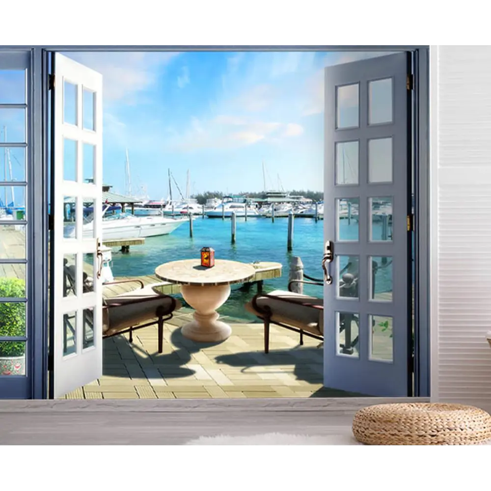 Фото 6 Фотообои флизелиновые Printwalls 3D 400x270 см Небольшой балкончик Фото 6 Фотообои флизелиновые Printwalls 3D 400x270 см Небольшой балкончик