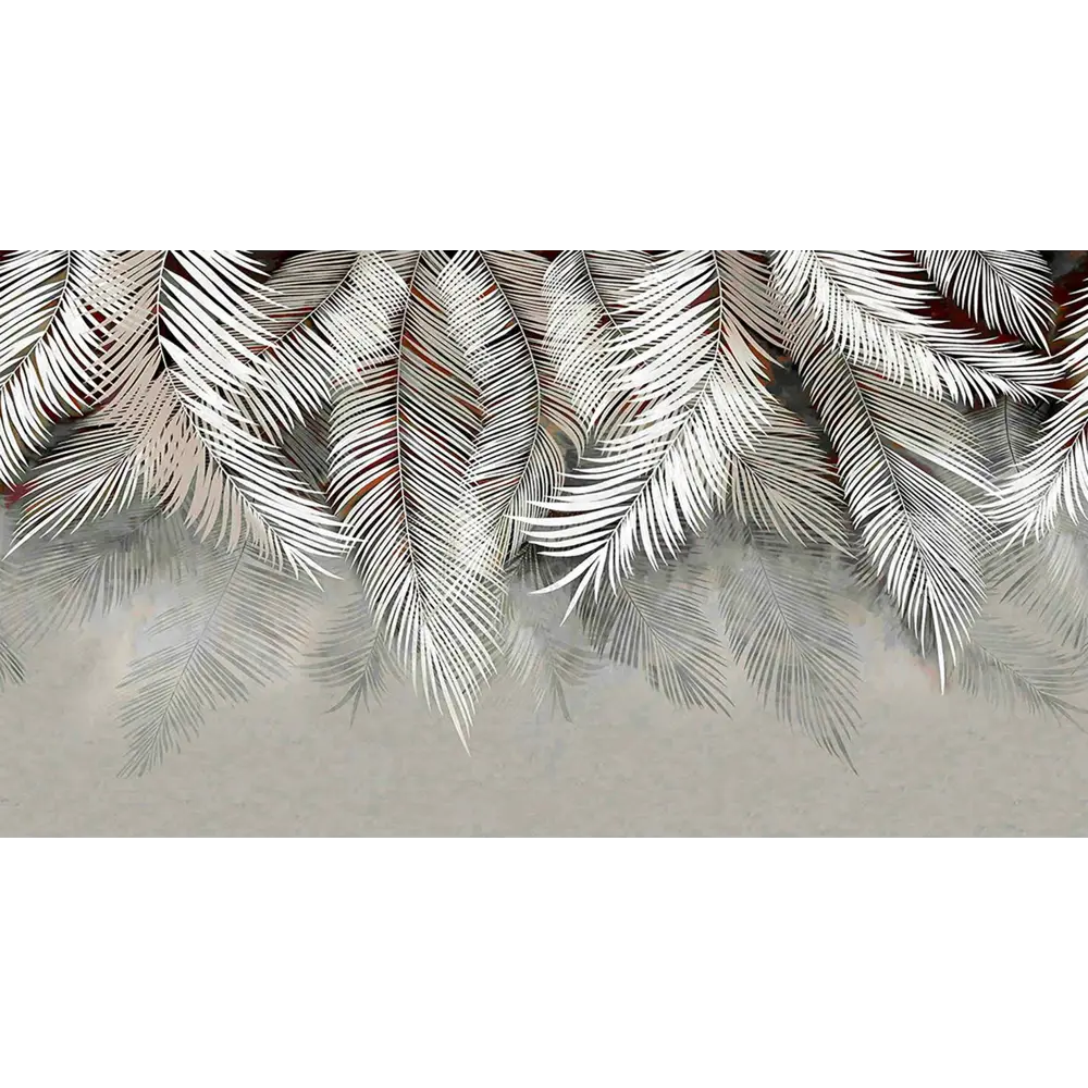 Фото Фотообои флизелиновые Printwalls Leaves 500x270 см Свисающие разноцветные пальмовые листья Фото Фотообои флизелиновые Printwalls Leaves 500x270 см Свисающие разноцветные пальмовые листья