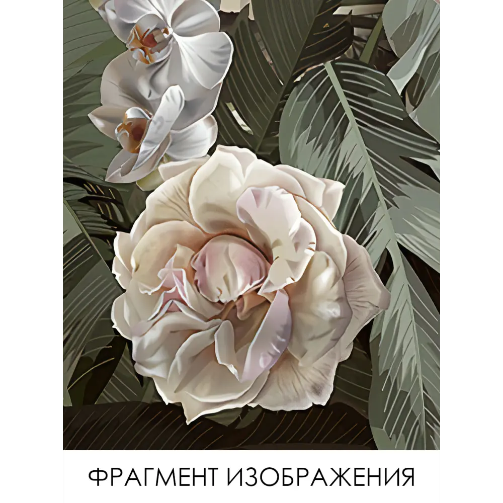 Фото 3 Фотообои флизелиновые Printwalls Leaves 500x270 см Тропики и пальмы Фото 3 Фотообои флизелиновые Printwalls Leaves 500x270 см Тропики и пальмы