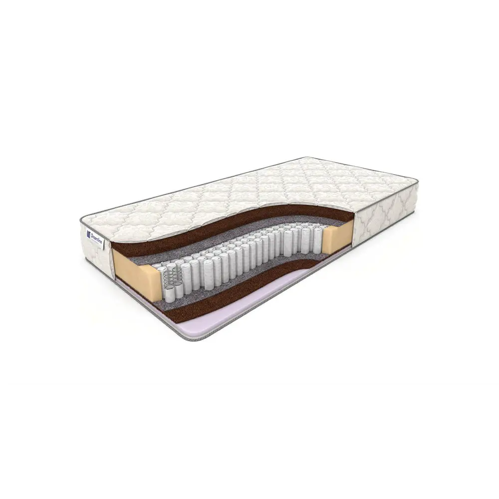 Фото Матрас Dreamline Kombi-1 S1000 90x180, односпальный, кокосовый Фото Матрас Dreamline Kombi-1 S1000 90x180, односпальный, кокосовый