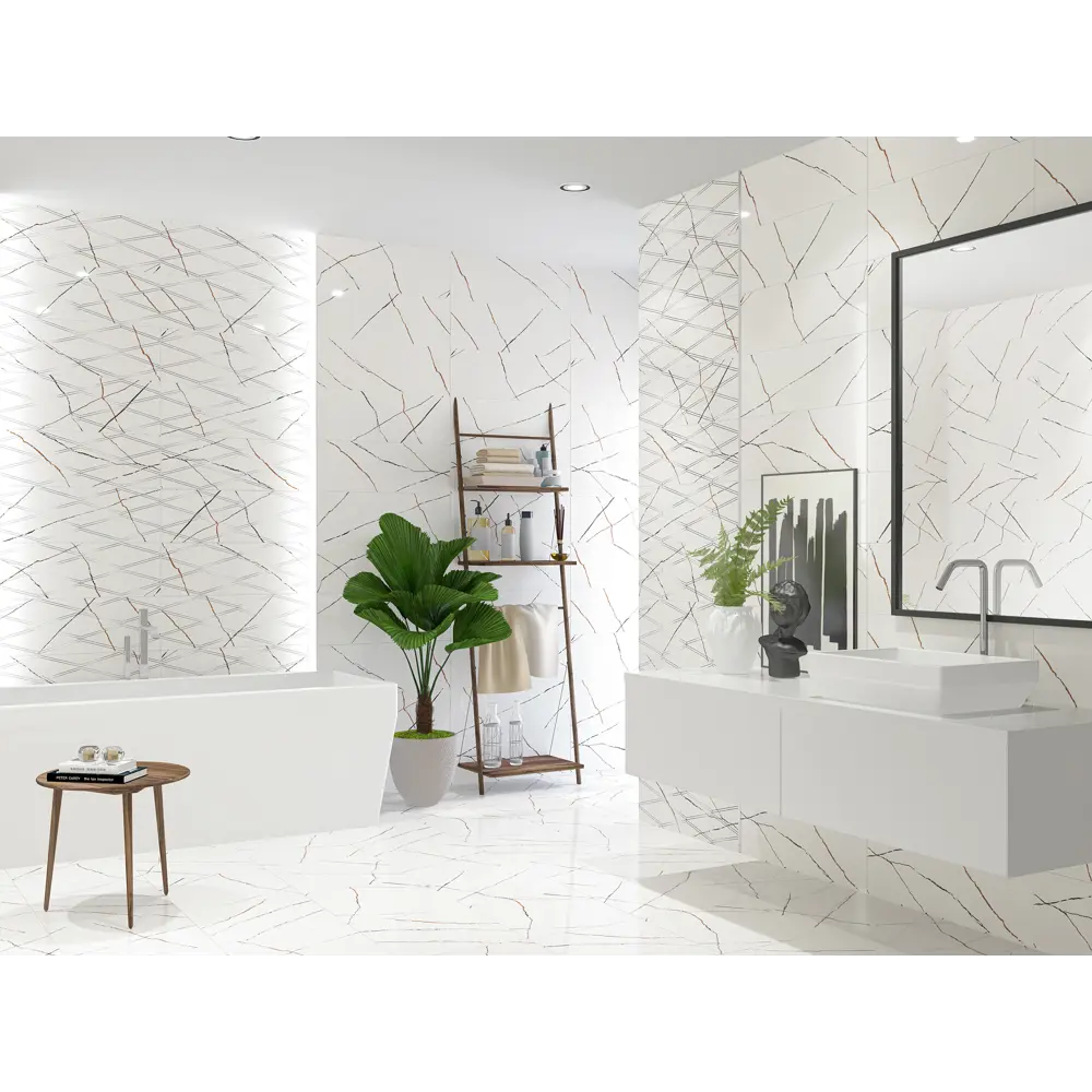 Фото 2 Плитка настенная Bianco Covelano 24.2x70 см, цвет белый Фото 2 Плитка настенная Bianco Covelano 24.2x70 см, цвет белый