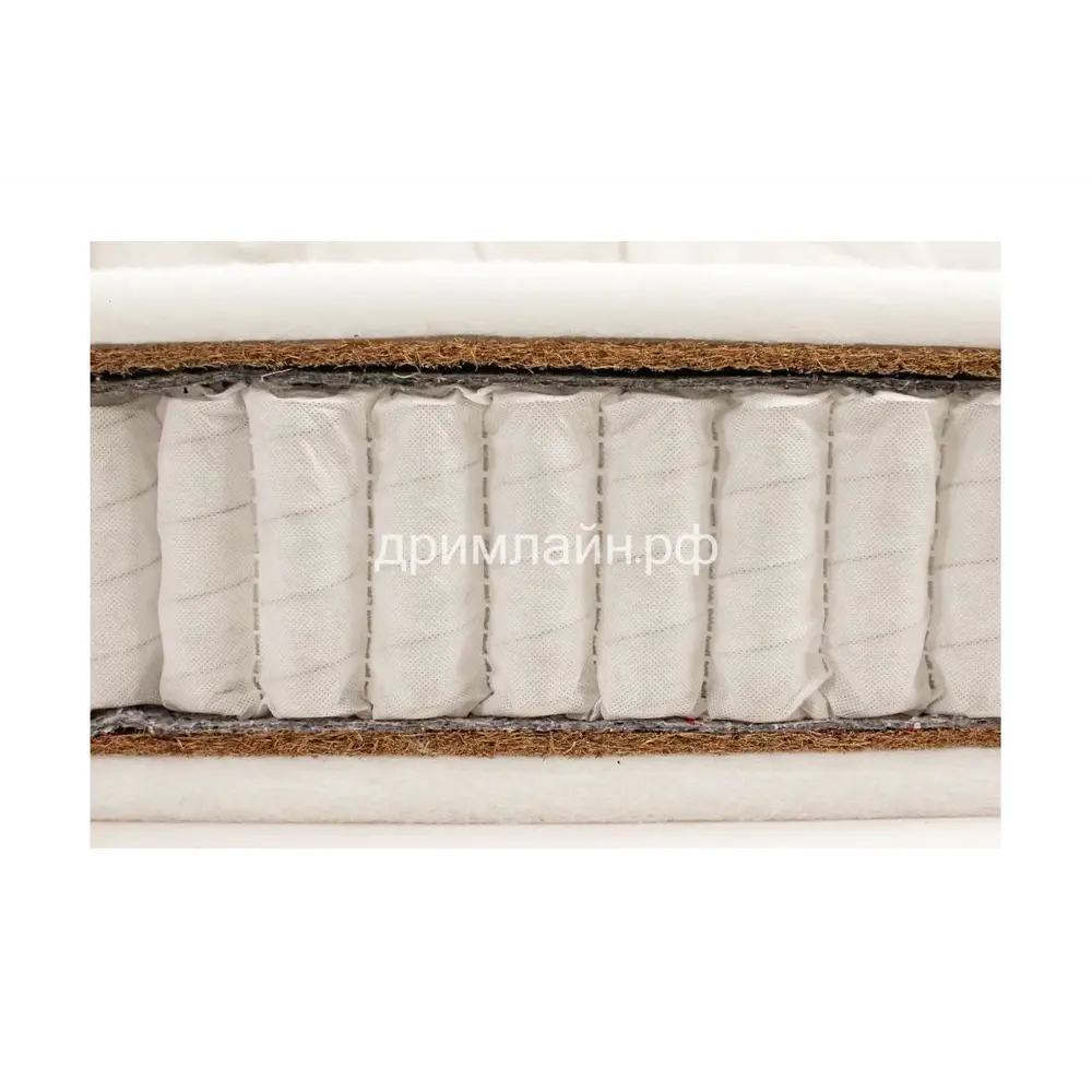 Фото 5 Матрас Dreamline Eco Holl Hard S1000 110x186, полутораспальный, жесткий