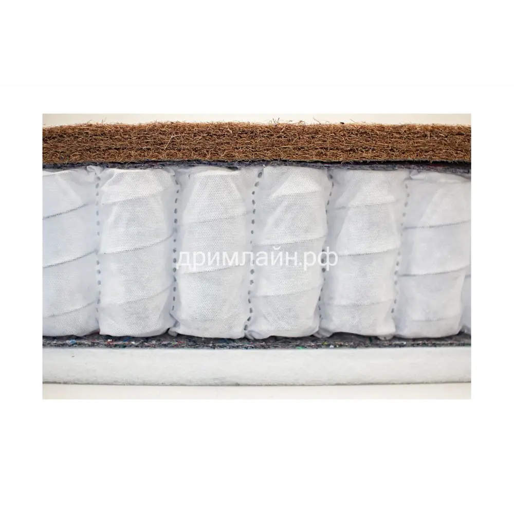 Фото 7 Матрас Dreamline Kombi-2 TFK 65x190, детский, кокосовый Фото 7 Матрас Dreamline Kombi-2 TFK 65x190, детский, кокосовый