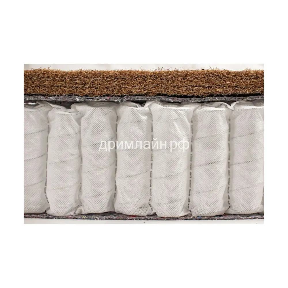 Фото 5 Матрас Dreamline Single Dream-3 S1000 90x195, односпальный, жесткий, кокосовый Фото 5 Матрас Dreamline Single Dream-3 S1000 90x195, односпальный, жесткий, кокосовый