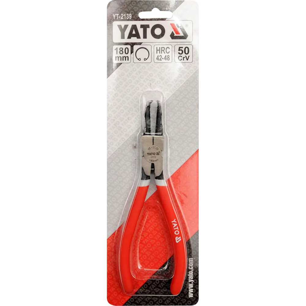 Фото 2 Съемник внутренних стопорных колец изогнутый Yato YT-2139 180 мм Фото 2 Съемник внутренних стопорных колец изогнутый Yato YT-2139 180 мм