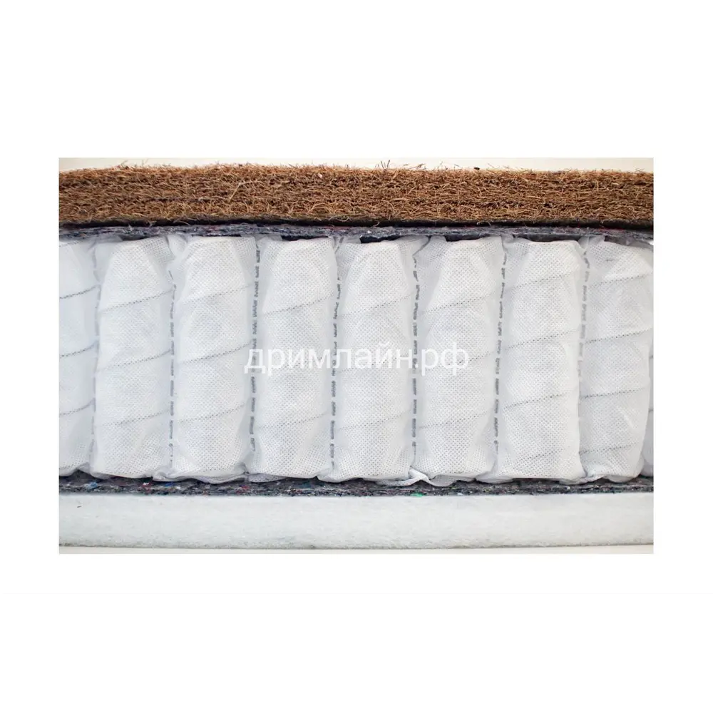 Фото 7 Матрас Dreamline Kombi-2 S1000 70x180, детский, кокосовый Фото 7 Матрас Dreamline Kombi-2 S1000 70x180, детский, кокосовый