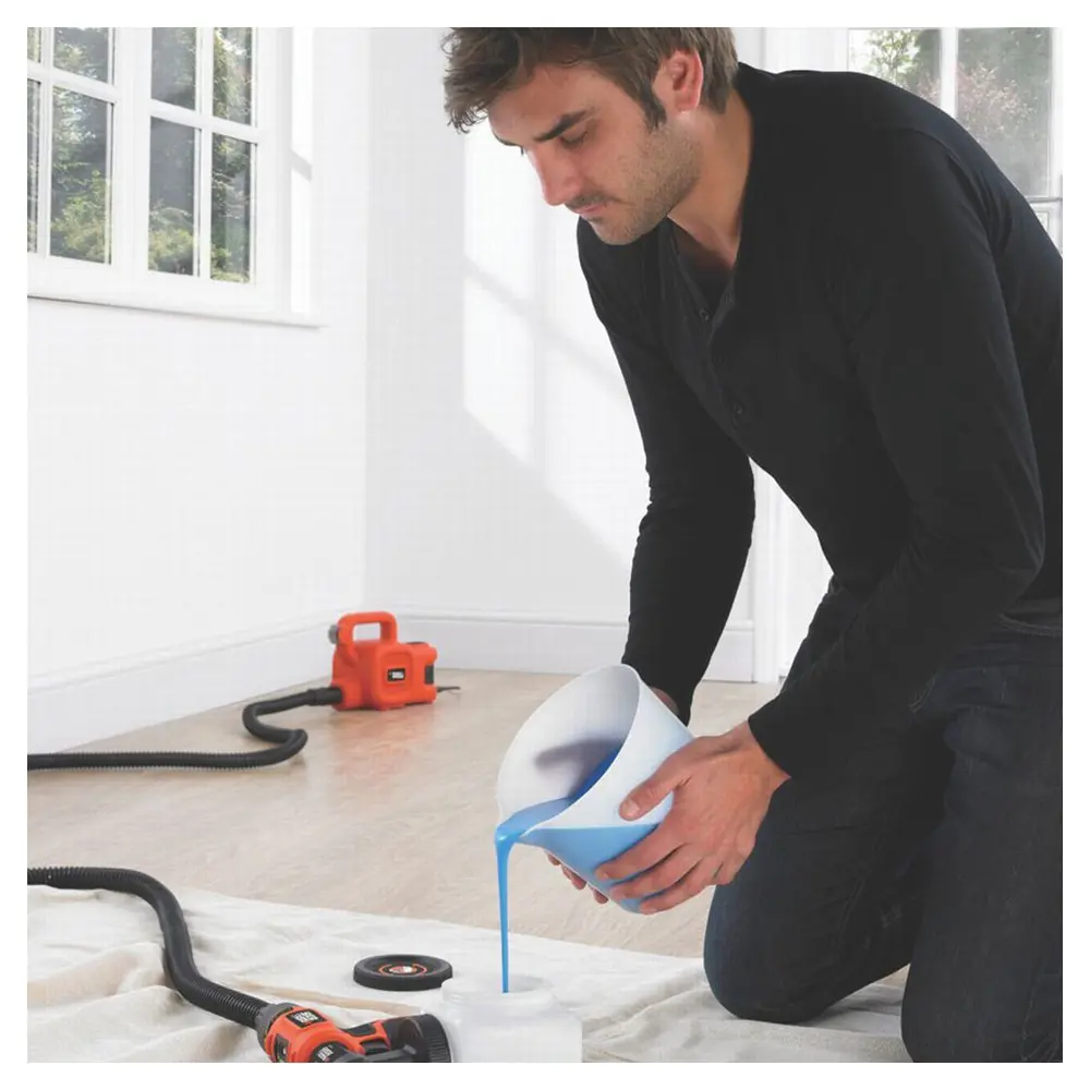 Фото 5 Краскопульт сетевой Black Decker HVLP400, 450 Вт, 0.34 л/мин Фото 5 Краскопульт сетевой Black Decker HVLP400, 450 Вт, 0.34 л/мин