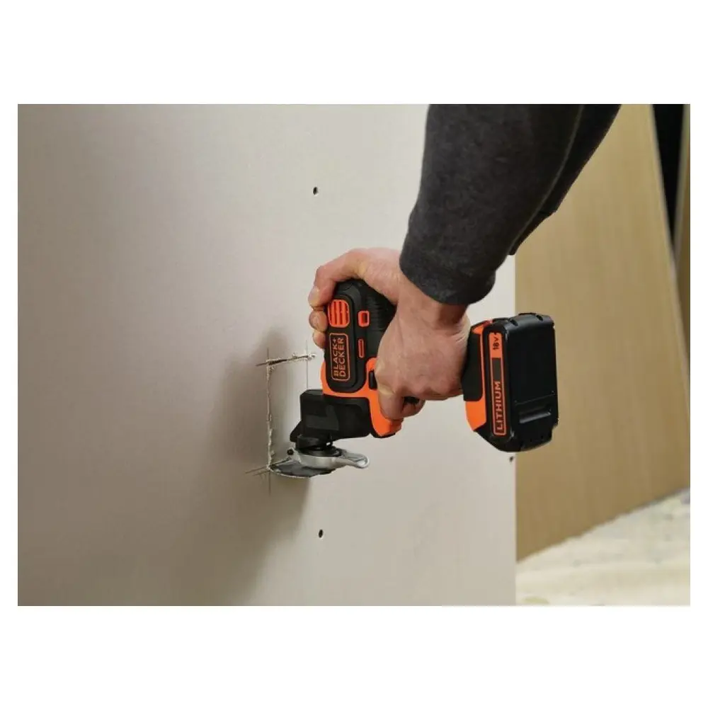 Фото 6 Реноватор аккумуляторный Black + Decker MT218K, 18 В Li-Ion 1x1.5 Ач Фото 6 Реноватор аккумуляторный Black + Decker MT218K, 18 В Li-Ion 1x1.5 Ач