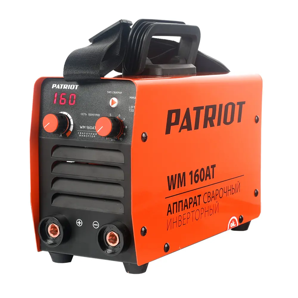 Фото Сварочный инвертор аргонодуговой Patriot WM 160AT MMA, 160 А, до 4 мм Фото Сварочный инвертор аргонодуговой Patriot WM 160AT MMA, 160 А, до 4 мм