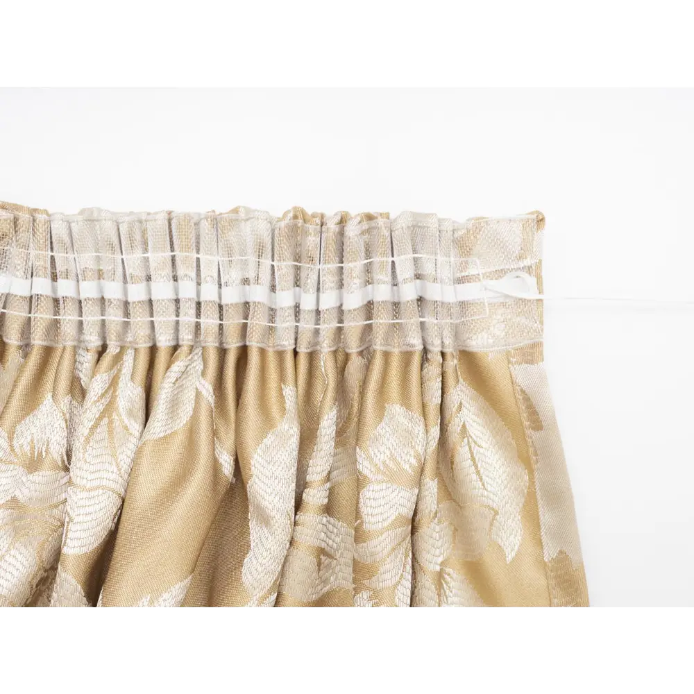 Фото 3 Штора на шторной ленте Астра 170x250 см цвет бежевый Фото 3 Штора на шторной ленте Астра 170x250 см цвет бежевый