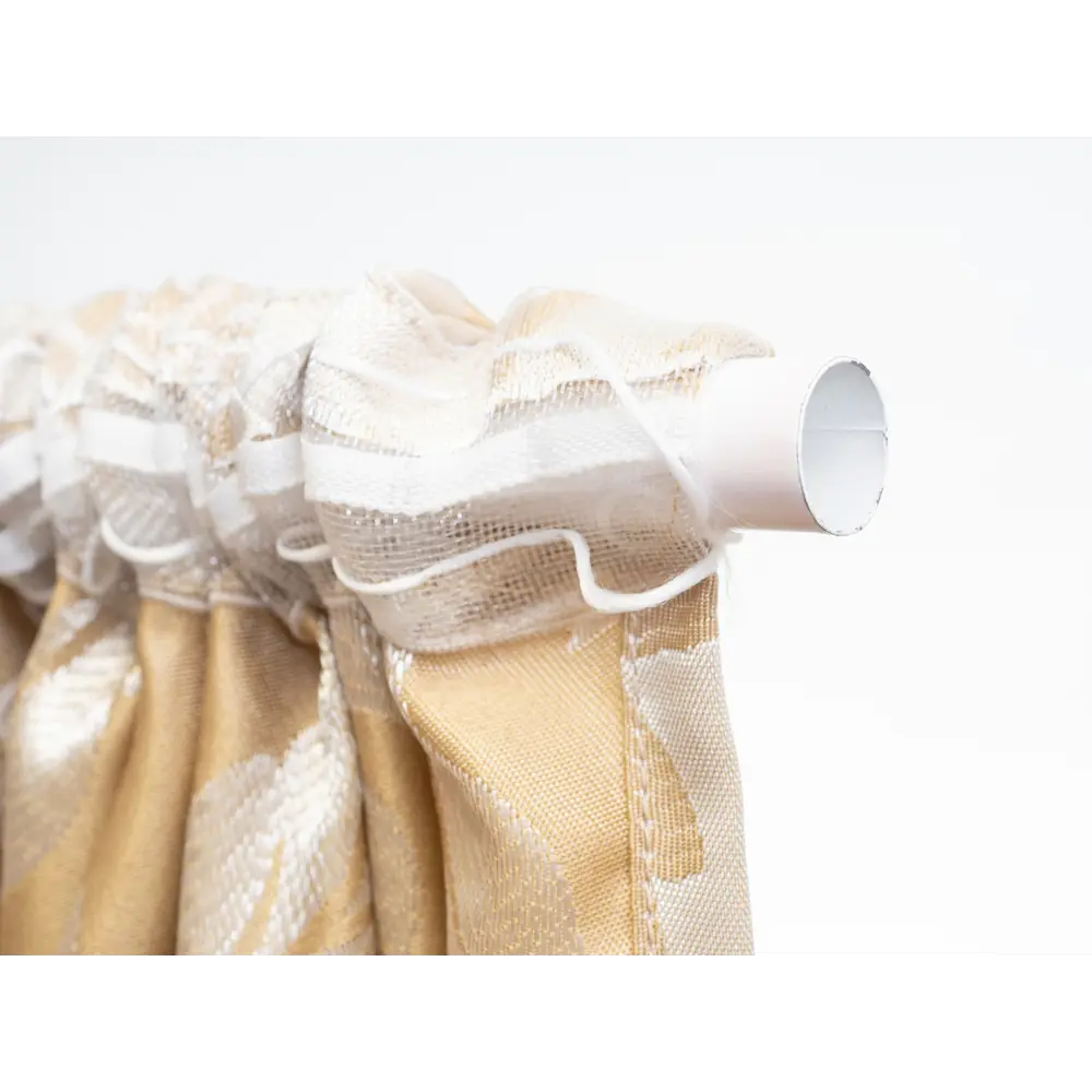 Фото 5 Штора на шторной ленте Астра 170x250 см цвет бежевый Фото 5 Штора на шторной ленте Астра 170x250 см цвет бежевый