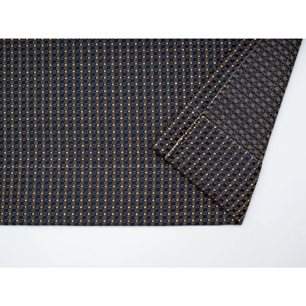 Фото 3 Штора на шторной ленте Blue 170x260 см цвет синий