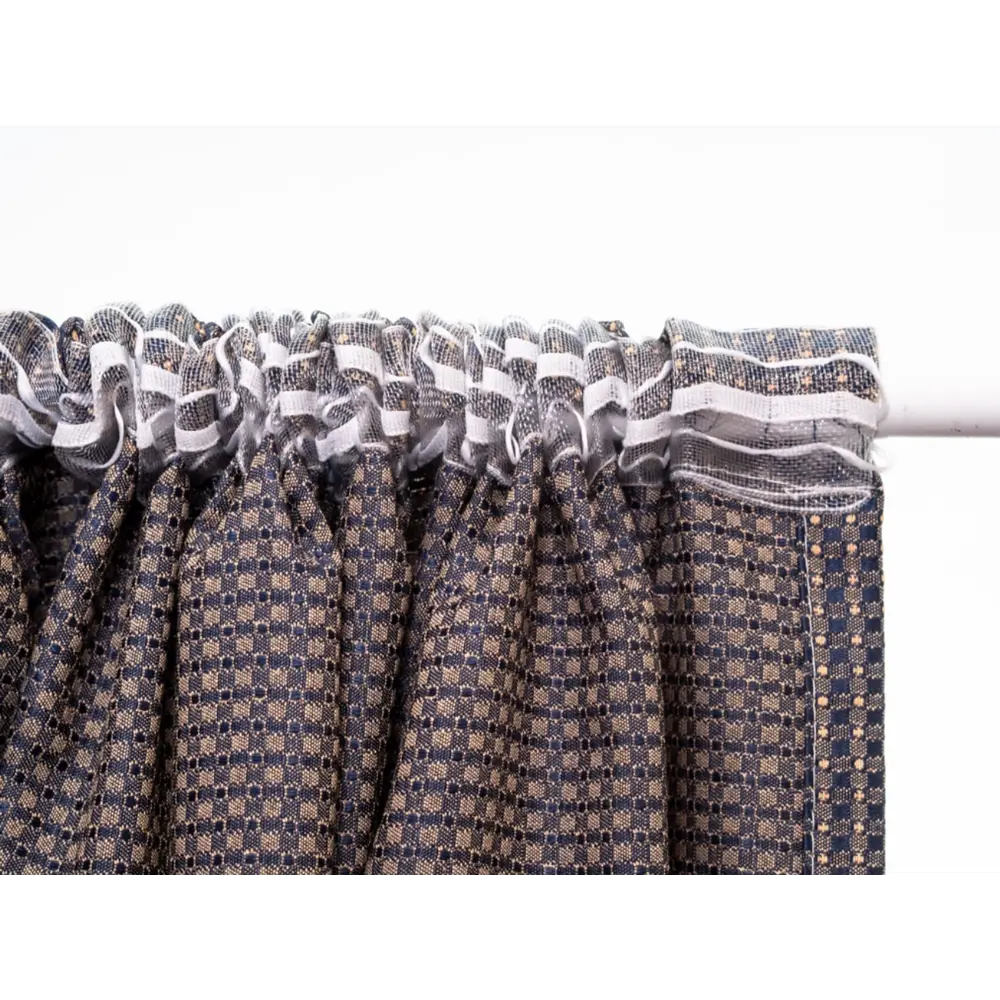 Фото 8 Штора на шторной ленте Blue 170x260 см цвет синий