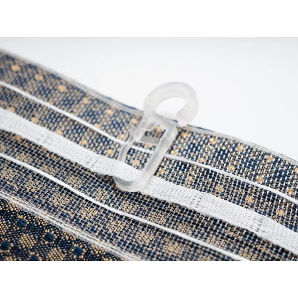 Фото 5 Штора на шторной ленте Blue 170x250 см цвет синий