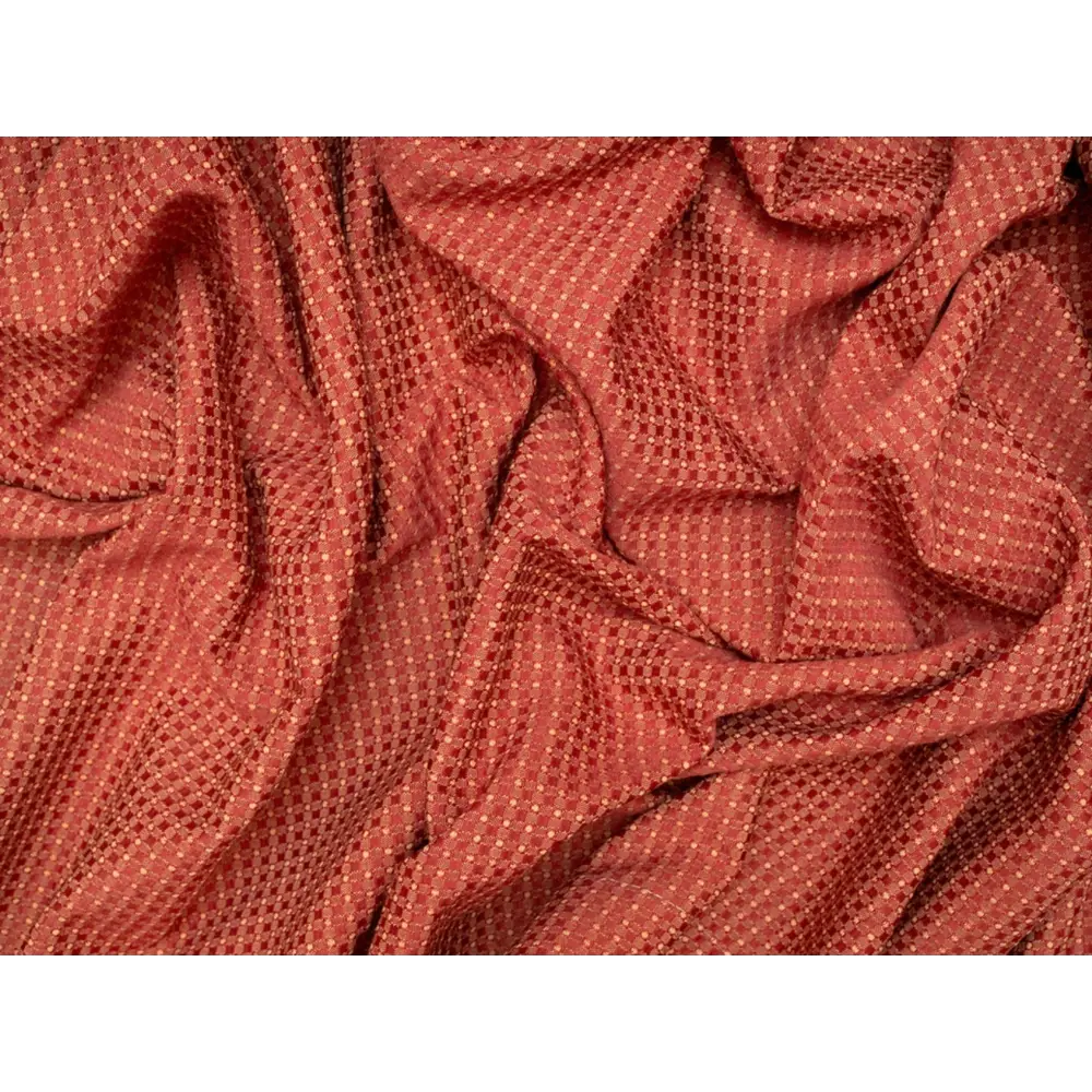 Фото 11 Штора на шторной ленте Terracotta 160x260 см цвет терракотовый