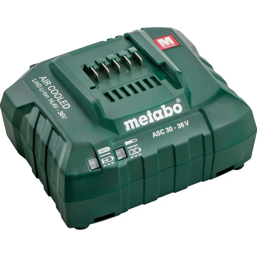 Фото 2 Набор аккумуляторов Metabo 18 В 2x4.0 Ач с зарядным устройством Metabo ASC 30-36 В 685050000 Фото 2 Набор аккумуляторов Metabo 18 В 2x4.0 Ач с зарядным устройством Metabo ASC 30-36 В 685050000