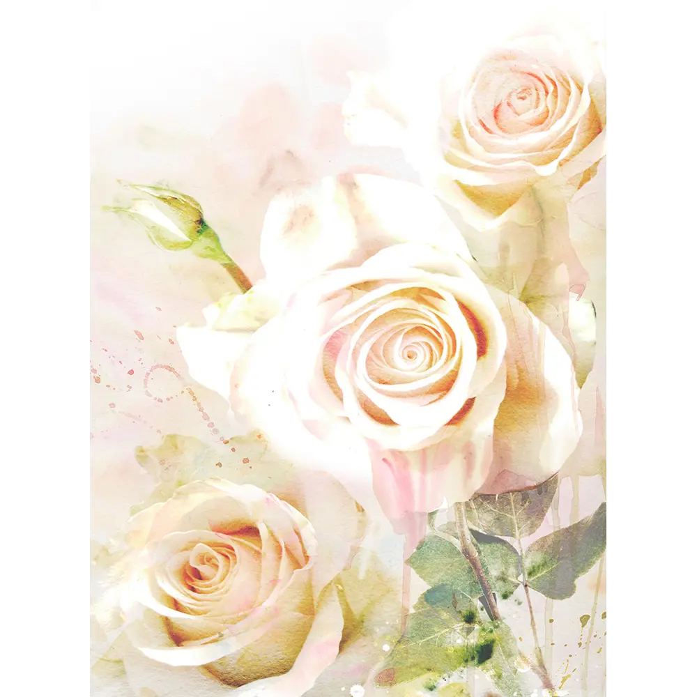 Фото 2 Фотообои Bartonwall Цветы F03902 200x270 см