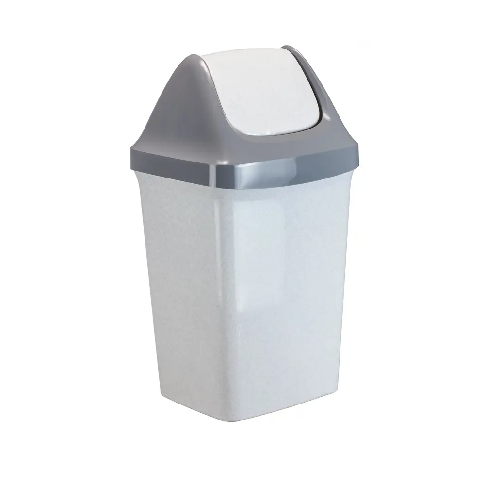 Фото 9 Корзины для мусора 15 л Idea пластик цвет серый Фото 9 Корзины для мусора 15 л Idea пластик цвет серый
