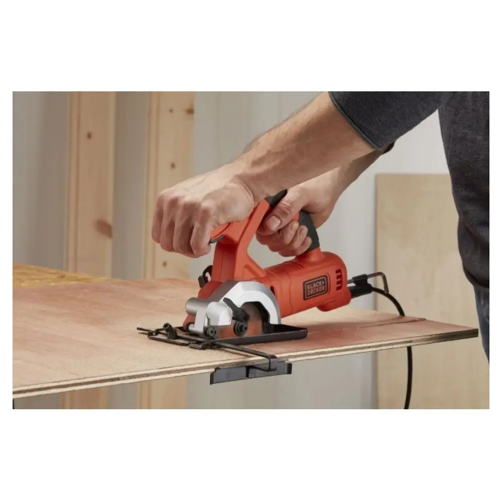 Фото 4 Пила циркулярная сетевая мини BLACK+DECKER BES510K, 400 Вт 85 мм Фото 4 Пила циркулярная сетевая мини BLACK+DECKER BES510K, 400 Вт 85 мм