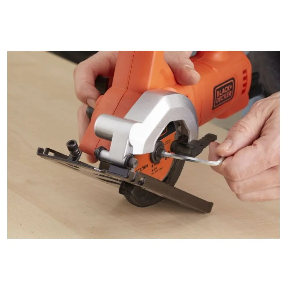 Фото 5 Пила циркулярная сетевая мини BLACK+DECKER BES510K, 400 Вт 85 мм Фото 5 Пила циркулярная сетевая мини BLACK+DECKER BES510K, 400 Вт 85 мм