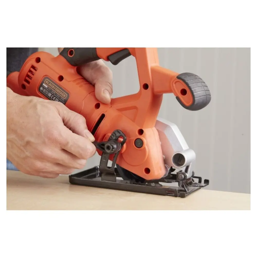 Фото 6 Пила циркулярная сетевая мини BLACK+DECKER BES510K, 400 Вт 85 мм Фото 6 Пила циркулярная сетевая мини BLACK+DECKER BES510K, 400 Вт 85 мм