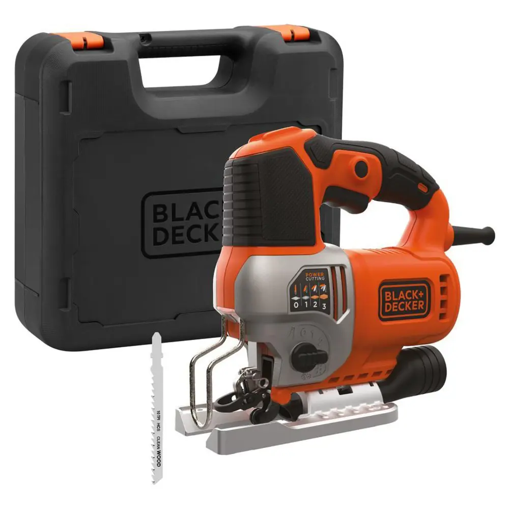 Фото 2 Лобзик сетевой BLACK+DECKER BES610K, 650 Вт Фото 2 Лобзик сетевой BLACK+DECKER BES610K, 650 Вт