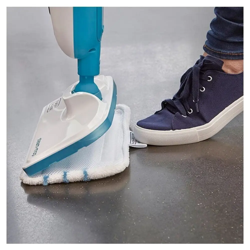 Фото 5 Паровая швабра BLACK + DECKER SteamMop+Lift&Reach FSM13E1-QS цвет белый Фото 5 Паровая швабра BLACK + DECKER SteamMop+Lift&Reach FSM13E1-QS цвет белый