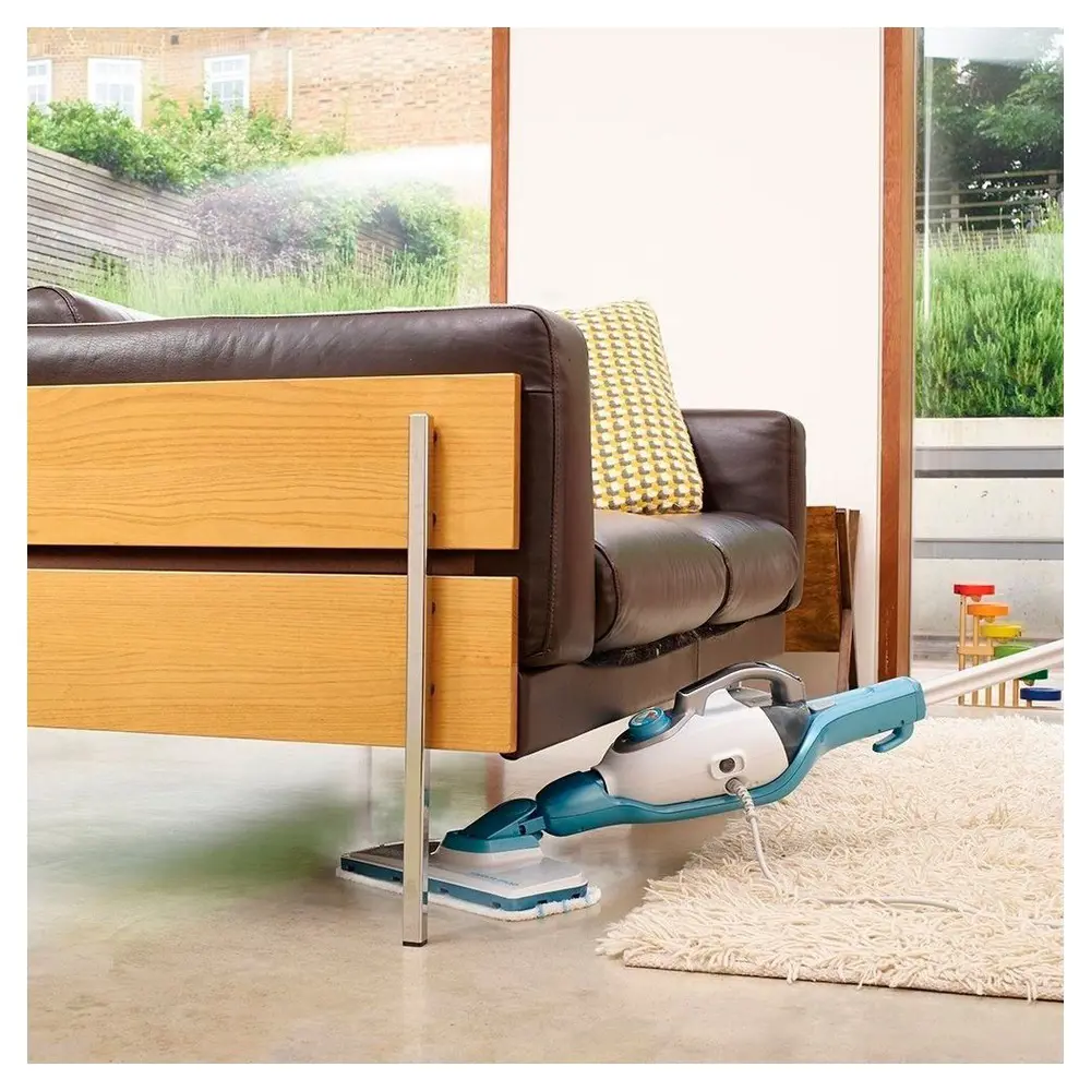 Фото 19 Пароочиститель BLACK + DECKER SteamMop 7-В-1 FSMH1321-QS цвет бирюзовый Фото 19 Пароочиститель BLACK + DECKER SteamMop 7-В-1 FSMH1321-QS цвет бирюзовый