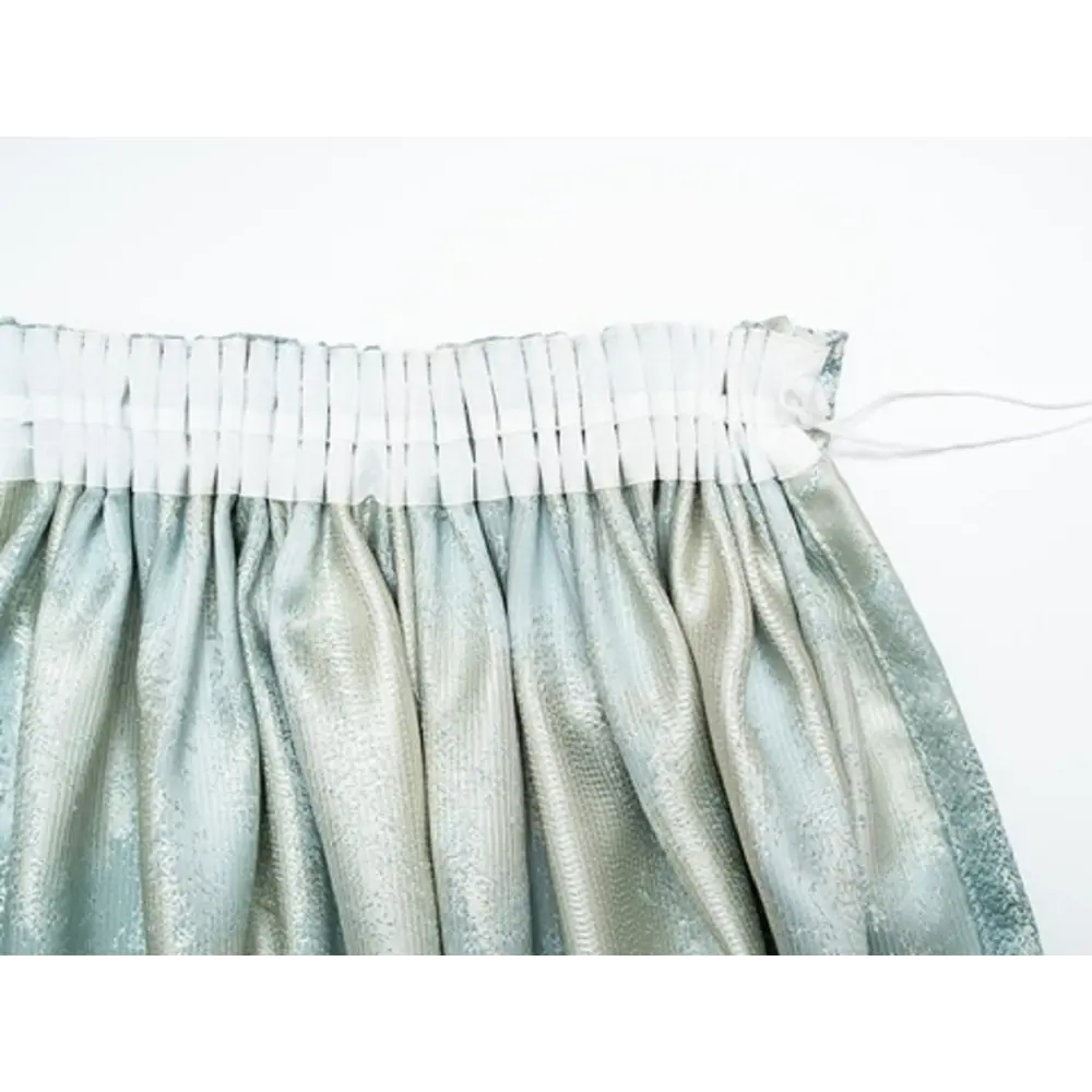 Фото 11 Штора жаккард "Песок" зелено-бирюзовый 150x250 лента Фото 11 Штора жаккард "Песок" зелено-бирюзовый 150x250 лента