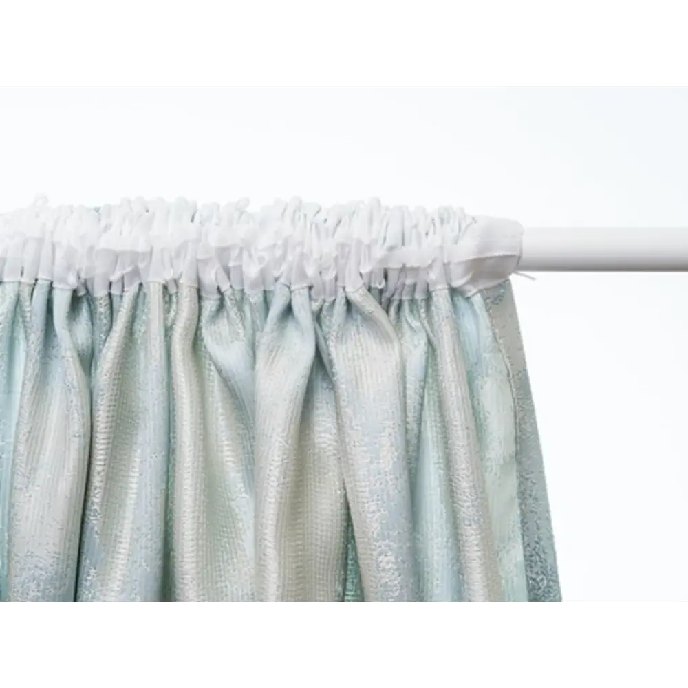 Фото 13 Штора жаккард "Песок" зелено-бирюзовый 150x250 лента Фото 13 Штора жаккард "Песок" зелено-бирюзовый 150x250 лента