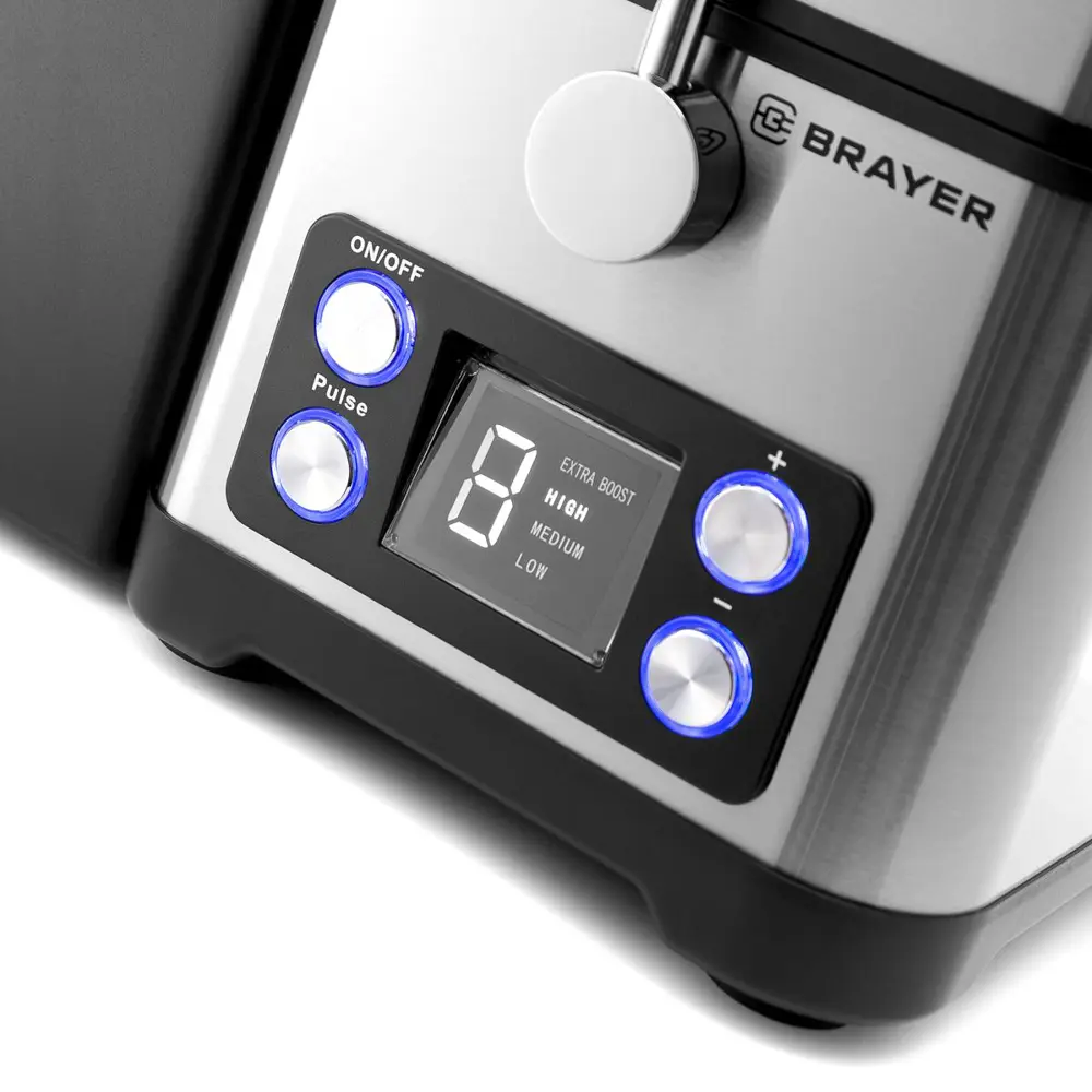 Фото 8 Соковыжималка электрическая Brayer BR1704 800 Вт 1.1 л нержавеющая сталь цвет черный Фото 8 Соковыжималка электрическая Brayer BR1704 800 Вт 1.1 л нержавеющая сталь цвет черный