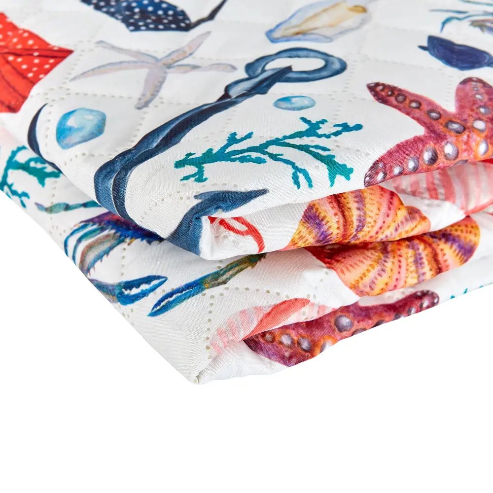 Фото Пляжное покрывало Сирень "Пляж" 145x200 см, микрофибра, цвет белый