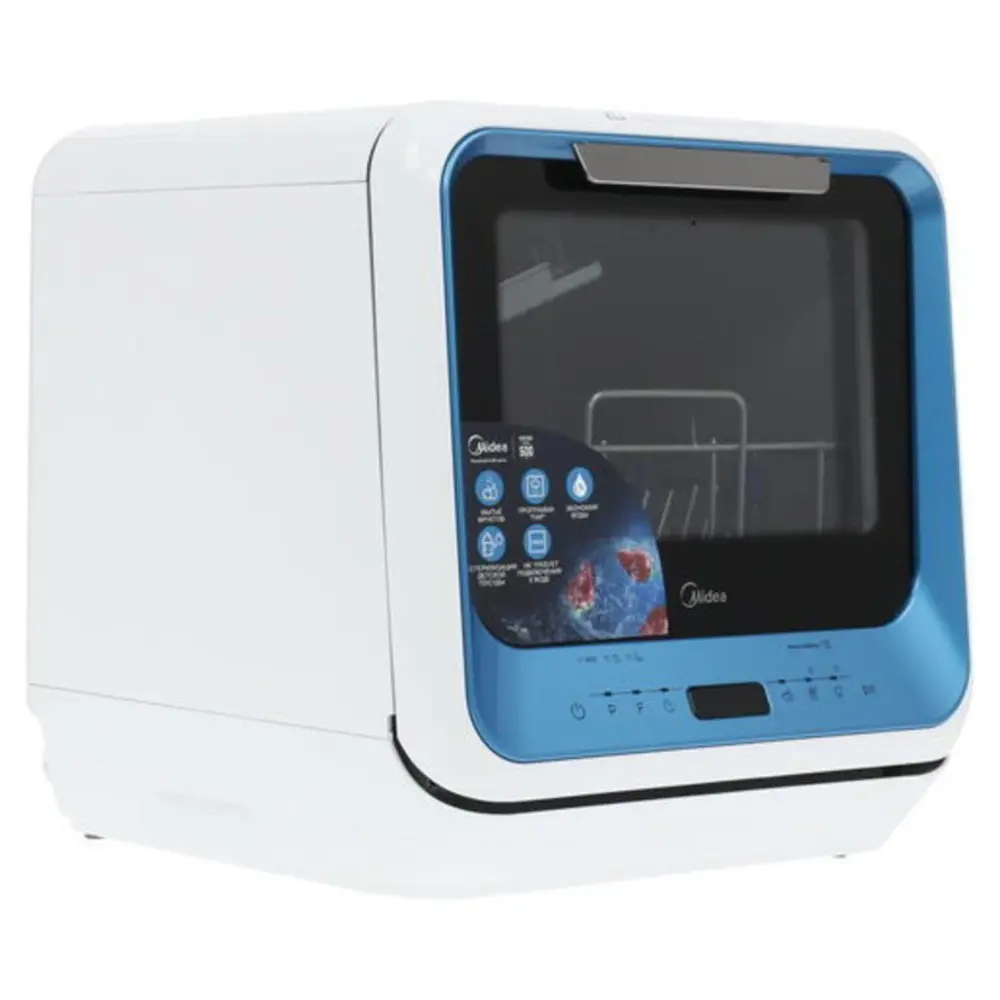 Фото 6 Посудомоечная машина Midea MCFD42900BL MINI СП-00027503 Фото 6 Посудомоечная машина Midea MCFD42900BL MINI СП-00027503