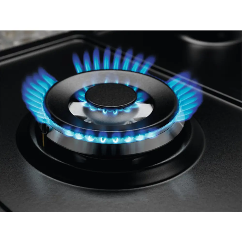 Фото 3 Газовая варочная панель Electrolux GPE363MB 59.50 см 4 конфорки цвет черный Фото 3 Газовая варочная панель Electrolux GPE363MB 59.50 см 4 конфорки цвет черный