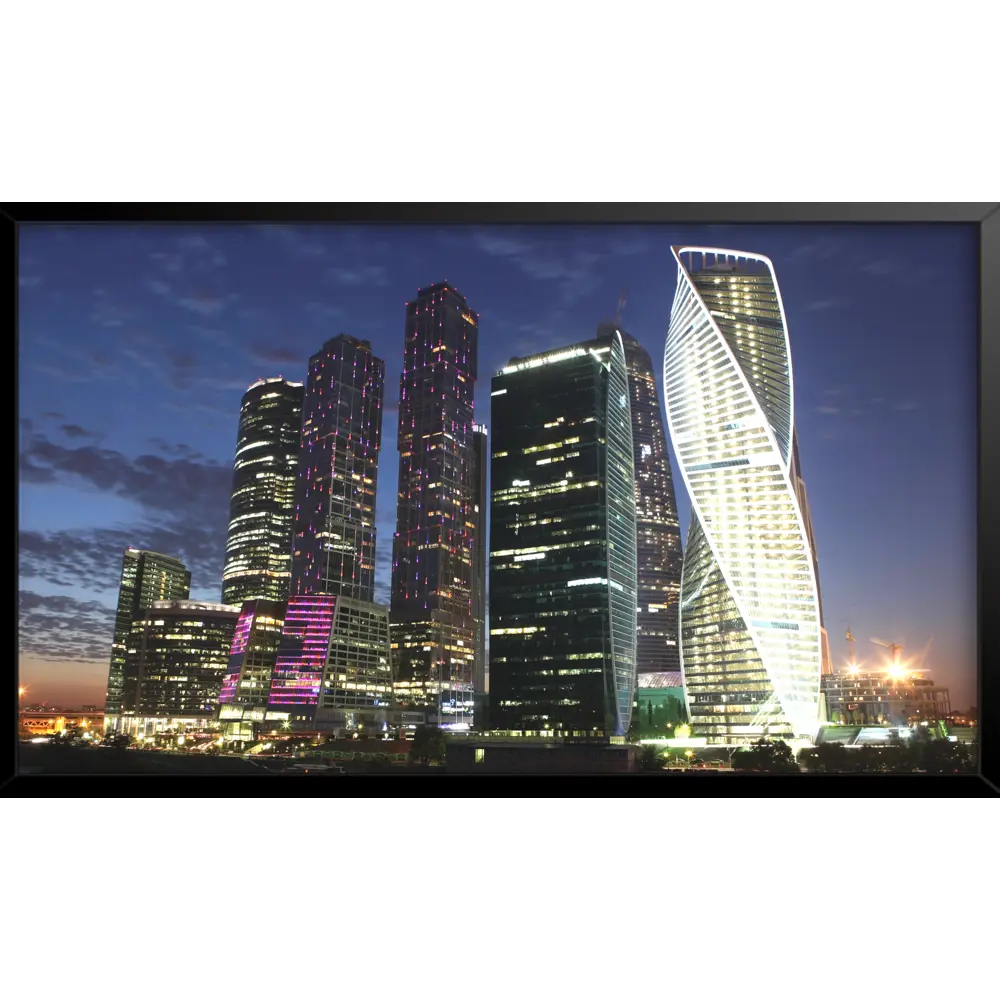 Фото Картина в раме Москва-Сити 60x100 см Фото Картина в раме Москва-Сити 60x100 см