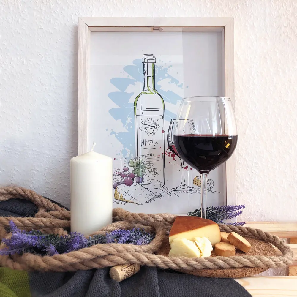 Фото 2 Копилка для пробок In Vino 20x30 см цвет белый Фото 2 Копилка для пробок In Vino 20x30 см цвет белый