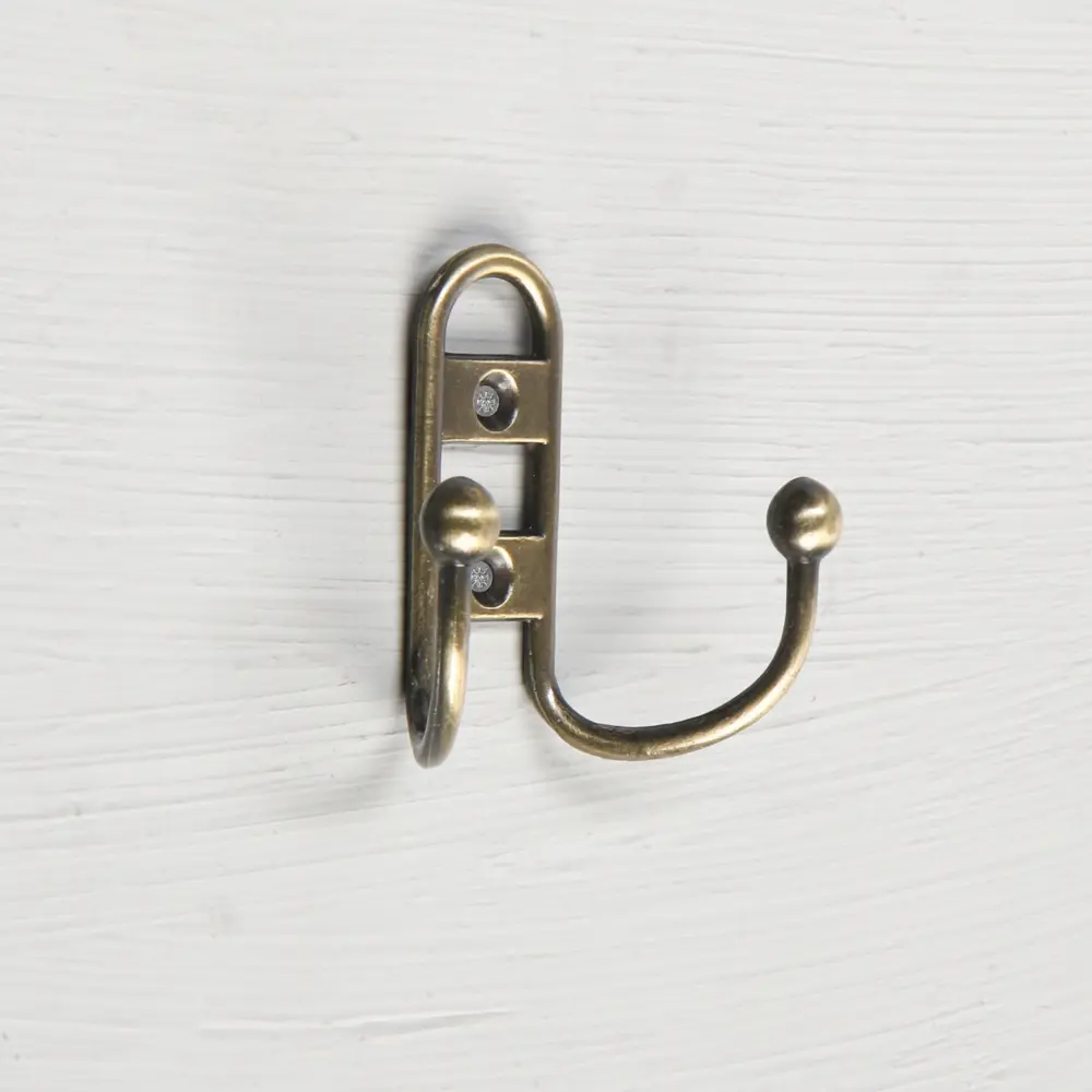 Фото Крючок мебельный двухрожковый Сима Ленд 7x3x6.50 см цвет бронза 1866188 Фото Крючок мебельный двухрожковый Сима Ленд 7x3x6.50 см цвет бронза 1866188