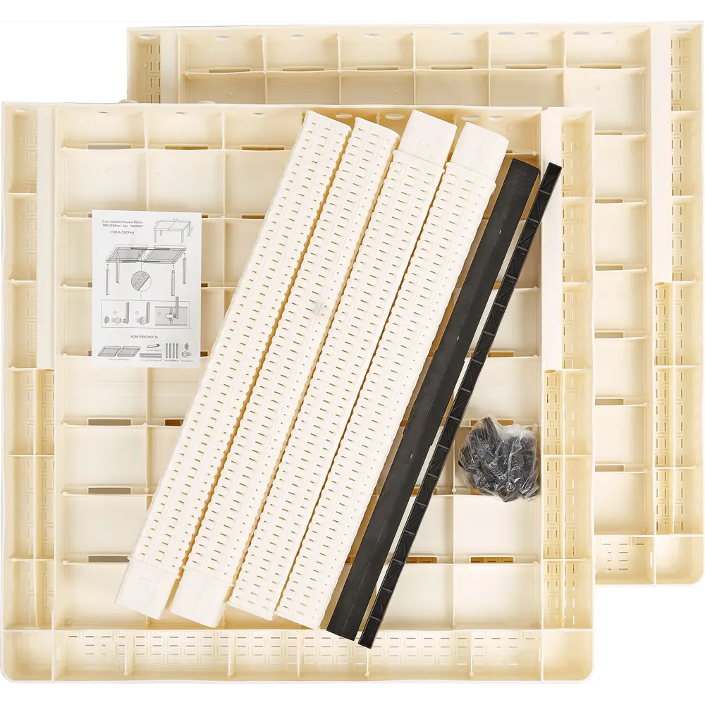 Фото 4 Стол Ingreen Rattan 153.2х78.9х70 см пластик бежевый Фото 4 Стол Ingreen Rattan 153.2х78.9х70 см пластик бежевый