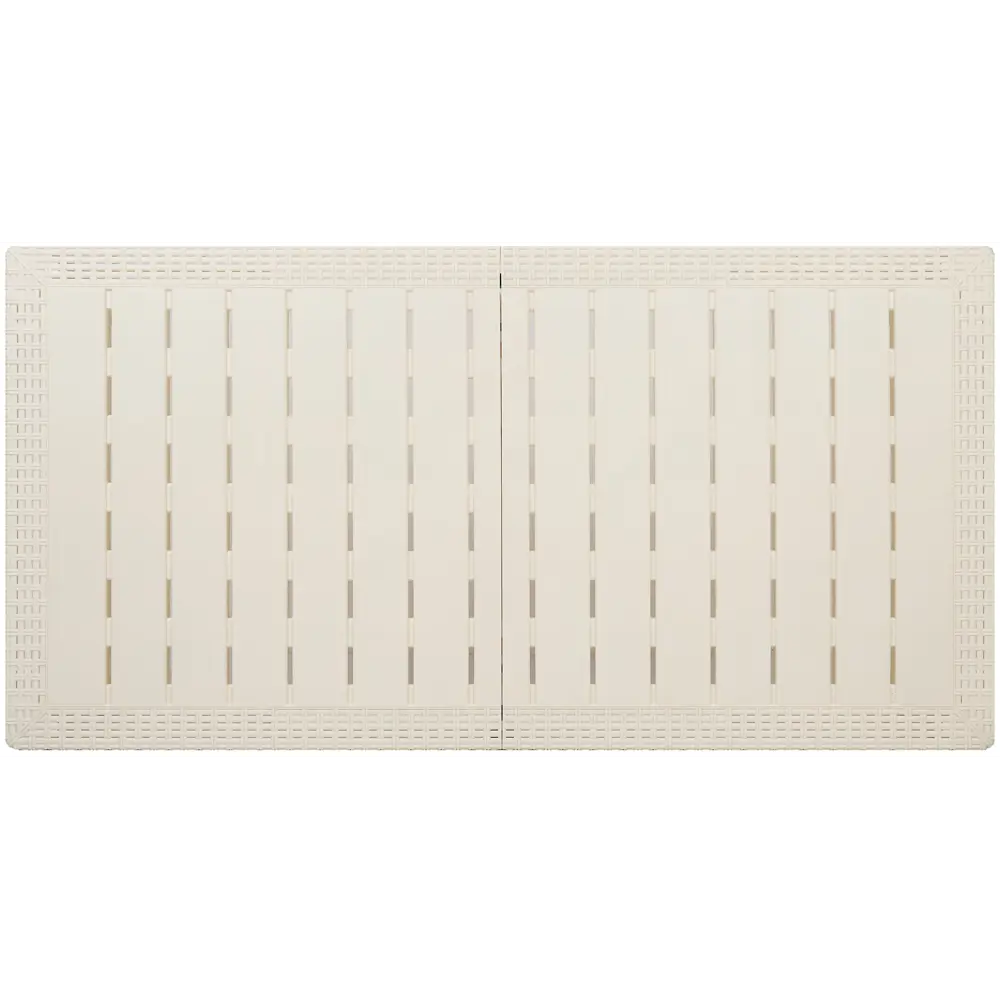 Фото 3 Стол Ingreen Rattan 153.2х78.9х70 см пластик бежевый Фото 3 Стол Ingreen Rattan 153.2х78.9х70 см пластик бежевый
