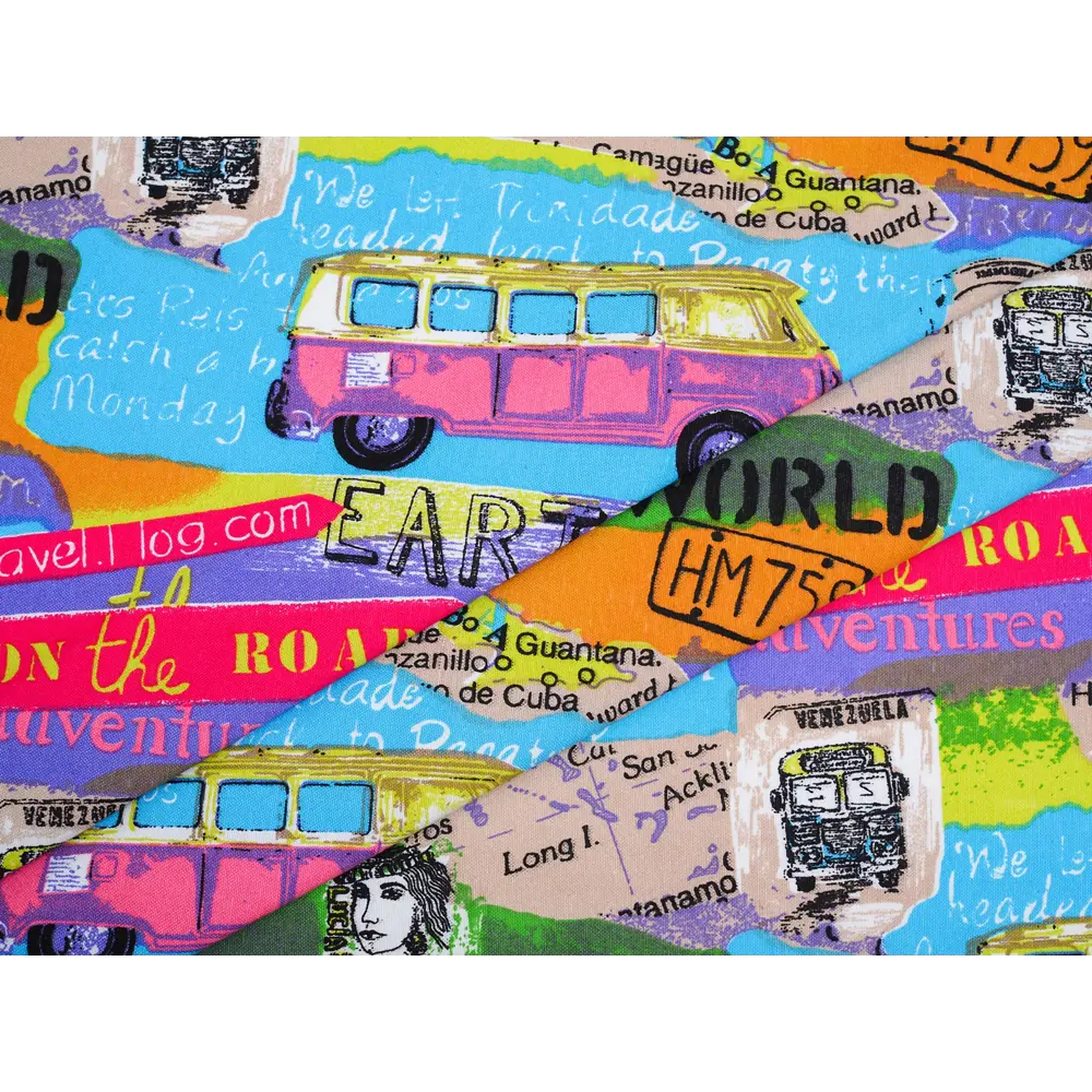 Фото 8 Штора на шторной ленте Bus 170x260 см цвет голубой